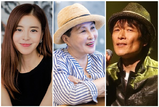 (왼쪽부터) 배우 김규리씨, 전여옥 전 국회의원, 민중가수 안치환씨. <디지털타임스 박동욱 기자, 디지털타임스 DB>